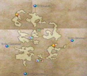 Final Fantasy XII Map of the Giza Plains (Dry Season) .